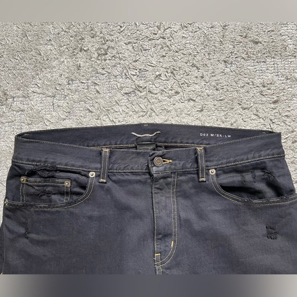 Saint Laurent Paris Distressed Knee Denim 32